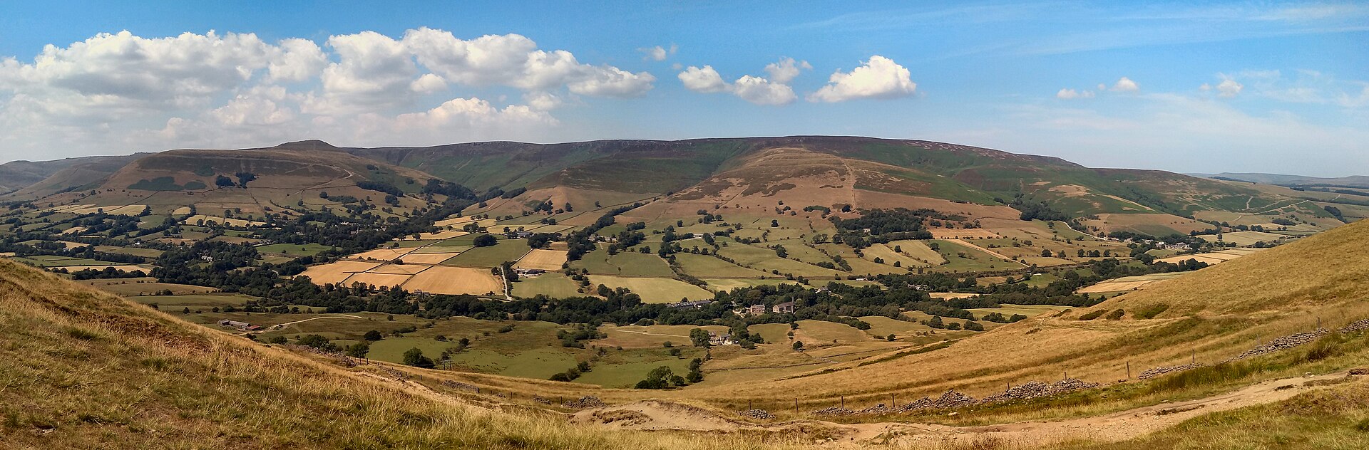 Vale of Edale from Mam Tor, Peak District